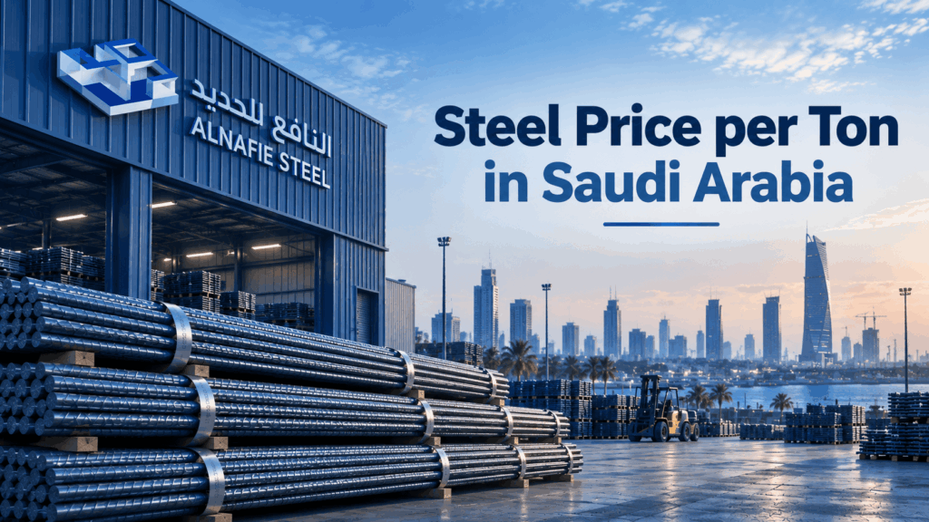 steel price per ton in Saudi Arabia